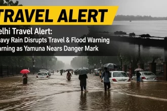 Delhi Travel Alert-Weather Update, Heavy Rain Disrupts Travel & Flood Warning as Yamuna Nears Danger Mark