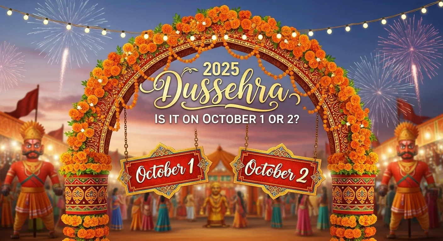 Dussehra 2025: Is It on October 1 or 2? Know the Exact Date of Vijayadashami and the Auspicious Timing for Ravana Dahan