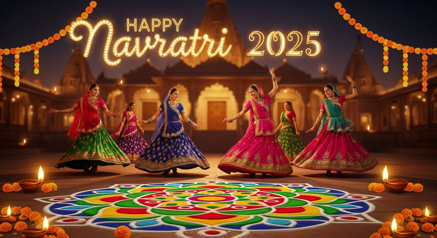 Happy Navratri 2025: Images, Wishes, Quotes & WhatsApp Status