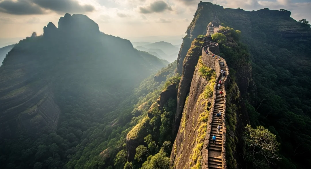 Harihar Fort Trek for Both Beginners and Adventure Seekers