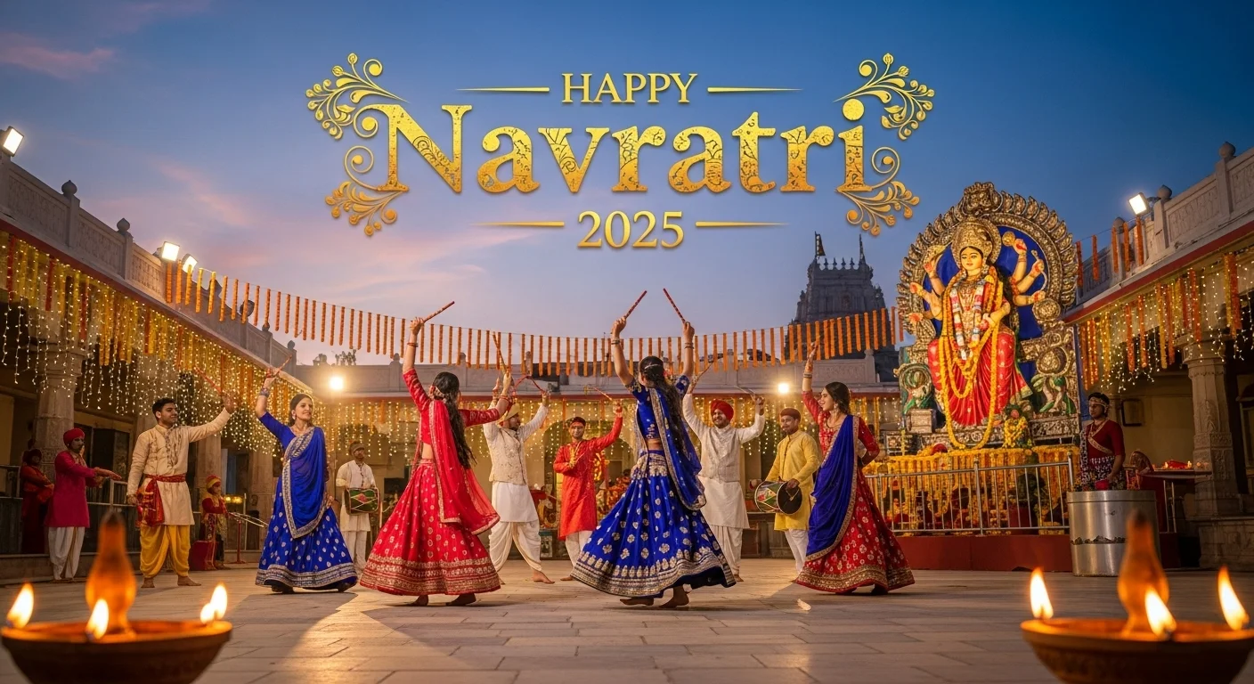 Happy Navratri 2025: Heartfelt Wishes for Family and Friends