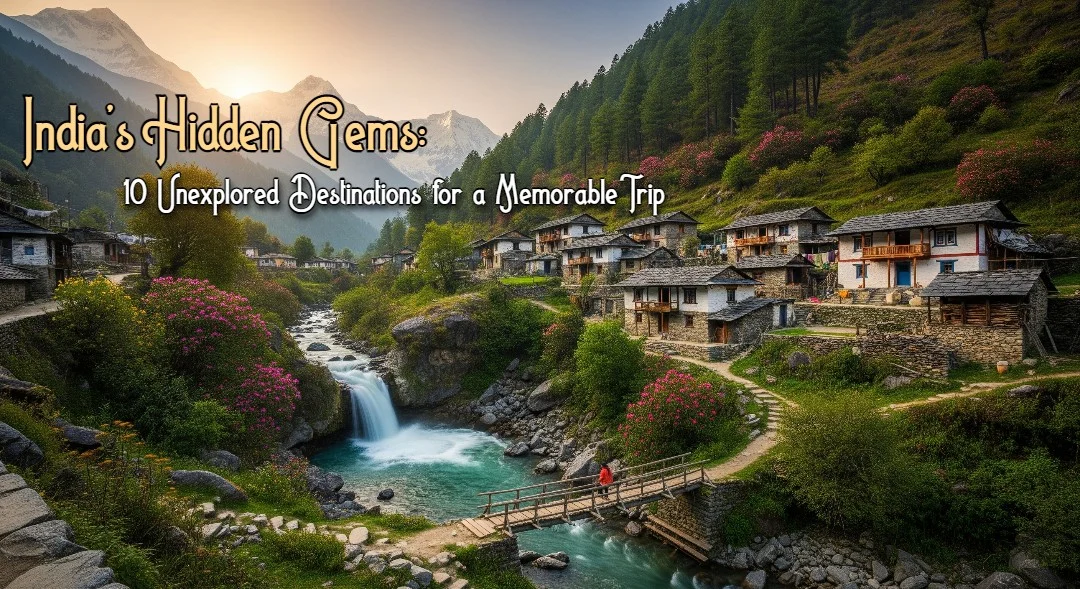India's Hidden Gems: 10 Unexplored Destinations for a Memorable Trip