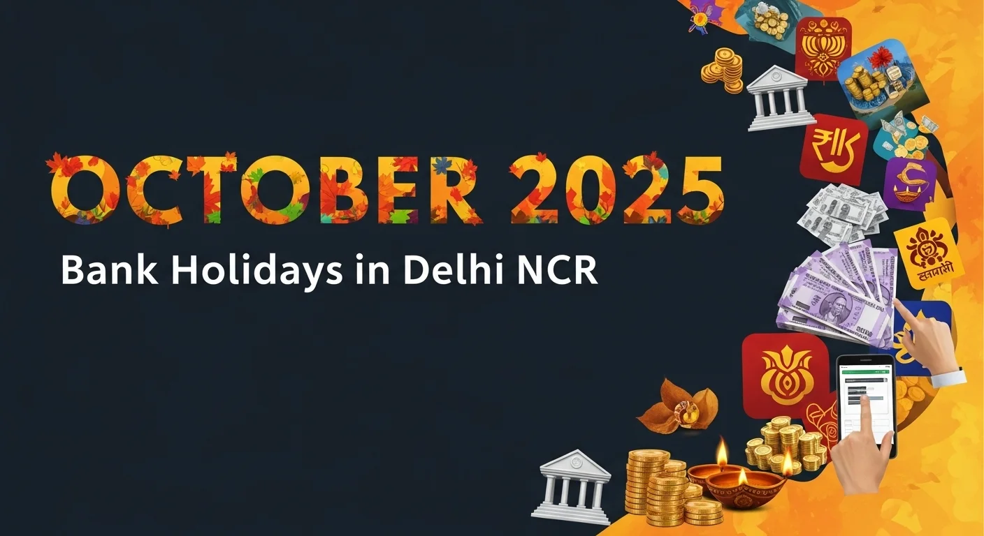 October 2025 Bank Holidays in Delhi NCR Complete List of Festivals & Closures - Outdoorkeeda