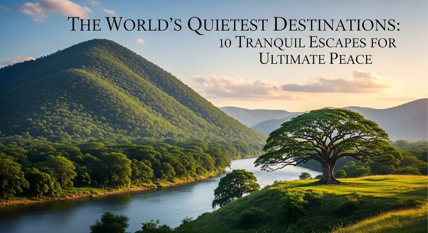 The World's Quietest Destinations: 10 Tranquil Escapes for Ultimate Peace - Outdoorkeeda