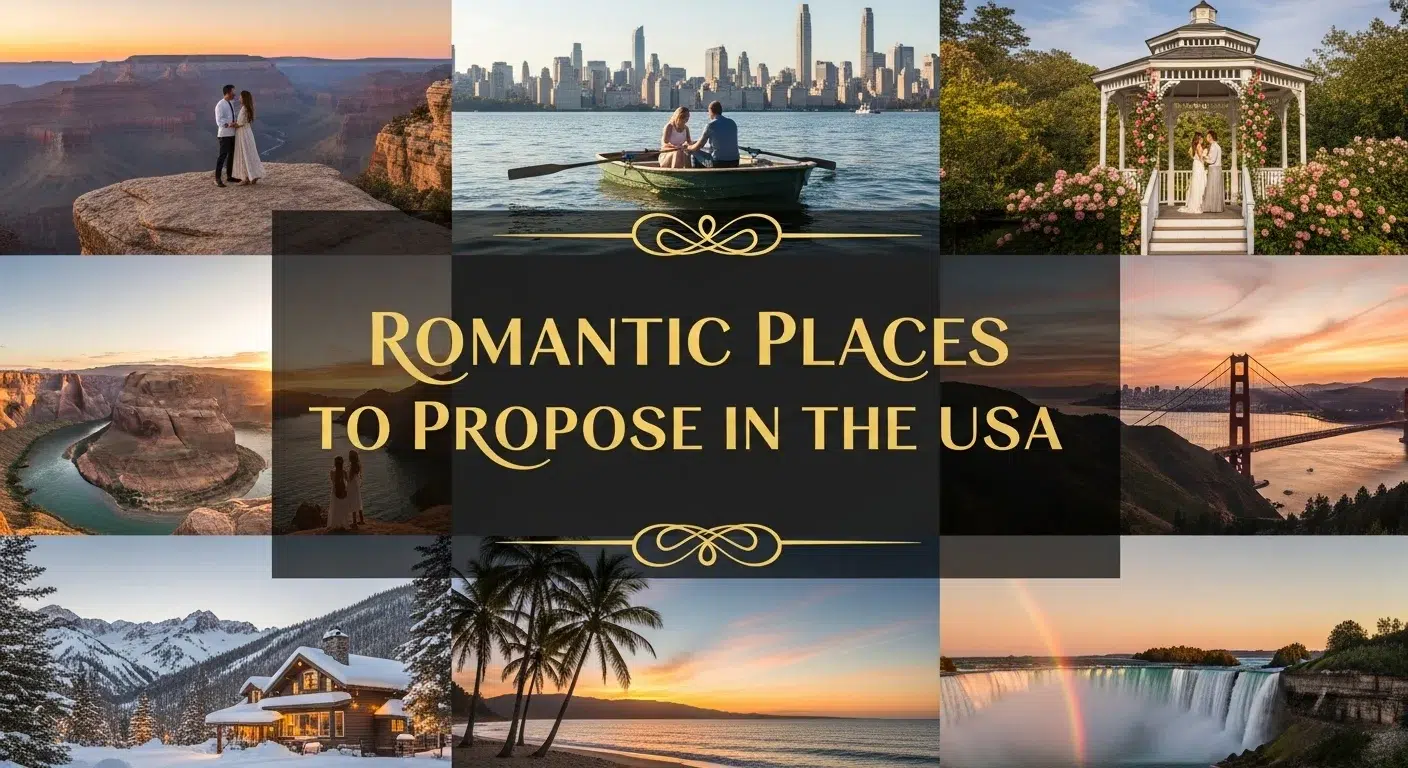 Top 10 Romantic Places to Propose in the USA (2025 Study & Best Engagement Spots) - Outdoorkeeda