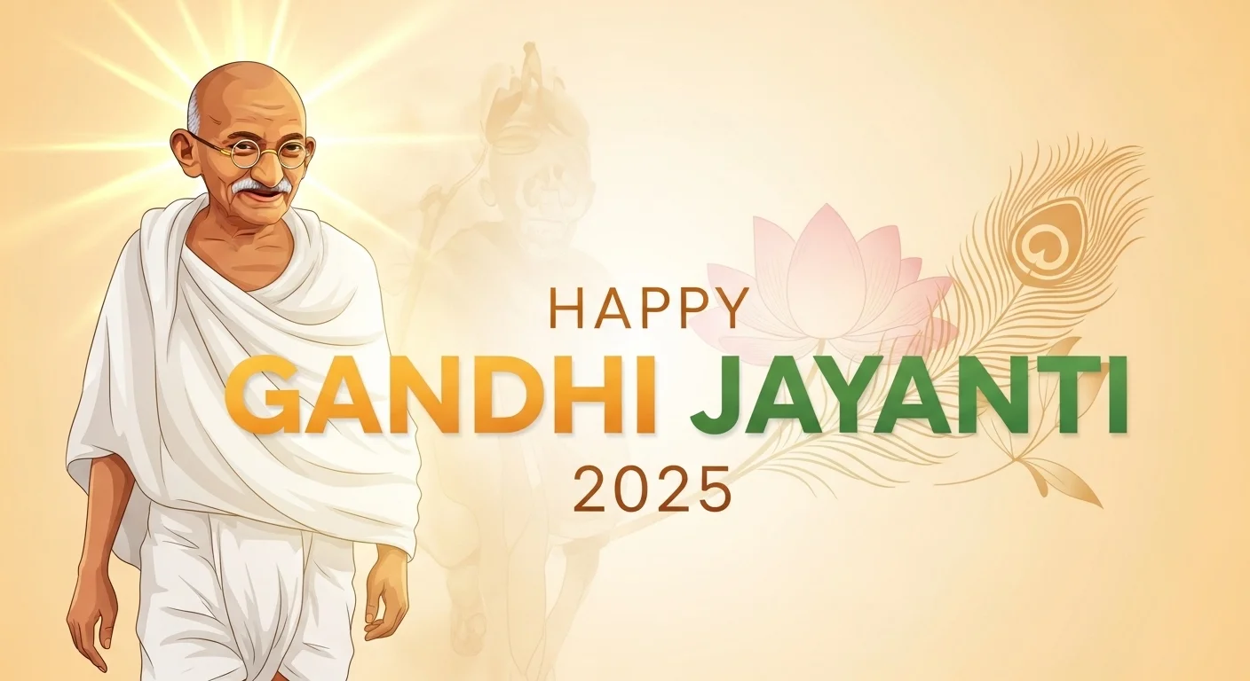 Happy Gandhi Jayanti Messages for WhatsApp & SMS - Outdoorkeeda