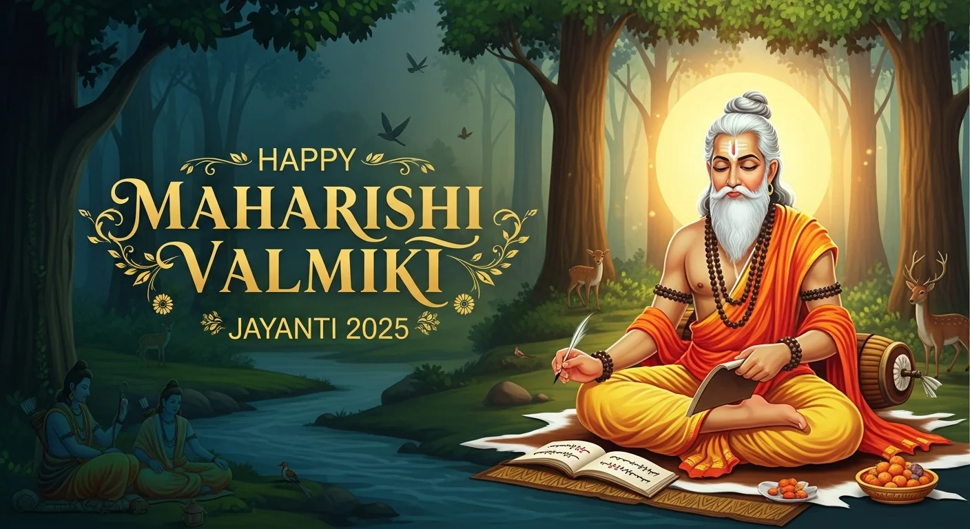 Happy Maharishi Valmiki Jayanti 2025 Wishes in English - Outdoorkeeda