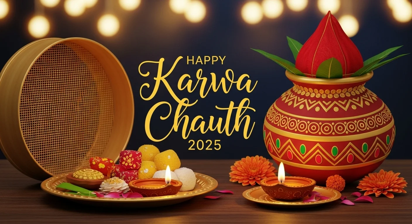 Romantic Karwa Chauth Wishes for Newlyweds - Outdoorkeeda