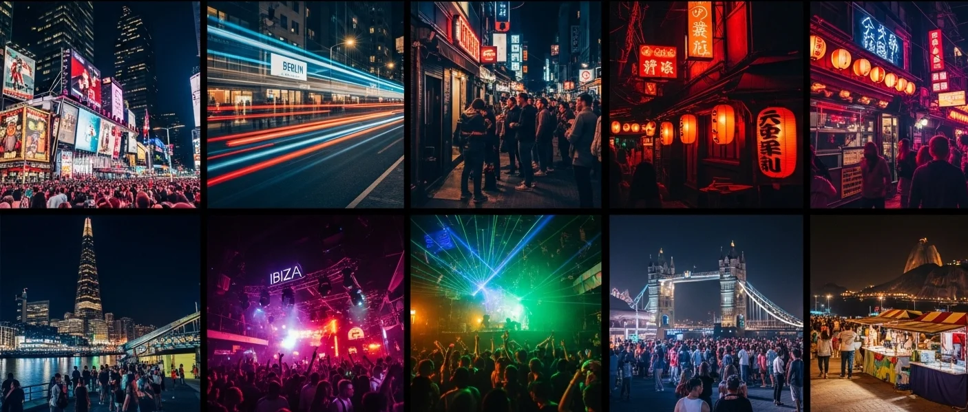 Top Nightlife Cities 2025 - Outdoorkeeda
